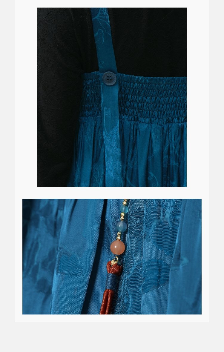 Vintage Embroidered Wide Leg Jumpsuit