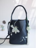 Vintage Canvas Embroidered Handbag Crossbody Shoulder Bag - Image 2