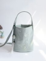 Vintage Canvas Embroidered Handbag Crossbody Shoulder Bag - Image 3