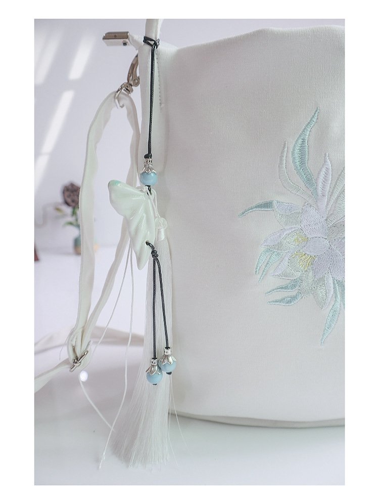 Vintage Canvas Embroidered Handbag