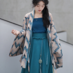 Wei Jin Hanfu Dress Set Blue Daily Hanfu