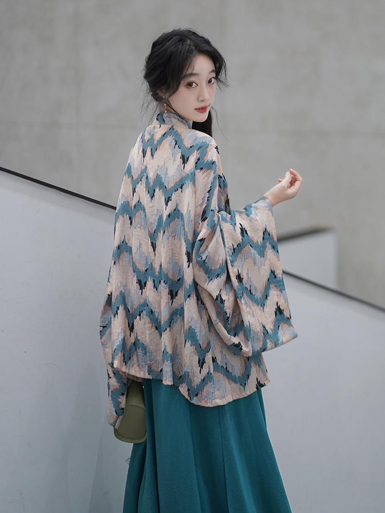 Wei Jin Hanfu Dress Set Blue Daily Hanfu