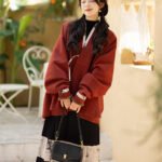 Winter Dress Coat Women Ming Dynasty Modern Hanfu