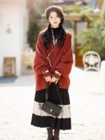 Winter Dress Coat Women Ming Dynasty Modern Hanfu - Image 3