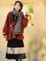 Winter Dress Coat Women Ming Dynasty Modern Hanfu - Image 4
