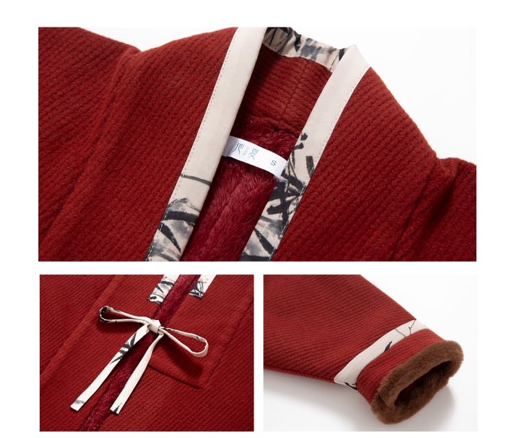 Winter Dress Coat Women Ming Dynasty Modern Hanfu