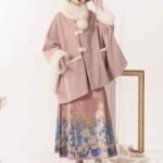 Winter Dress Women Chinese Style Cape Hanfu