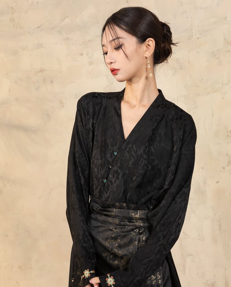 Woman Shirt Chinese Fashion Hanfu Shirt