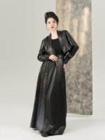 Women Black Dress Ming Dyansty Improved Hanfu - Image 4