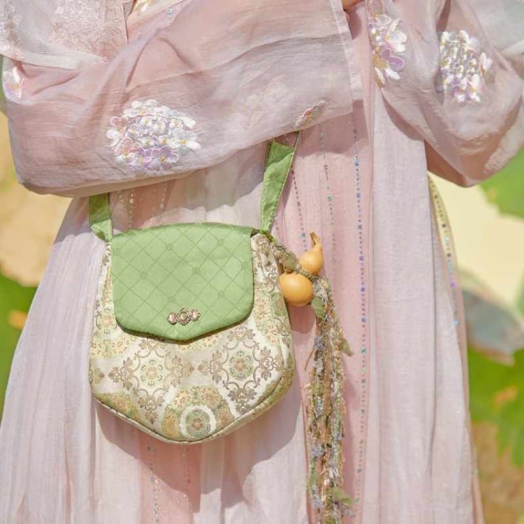 Women Crossbody Bag Jacquard Hanfu Bags