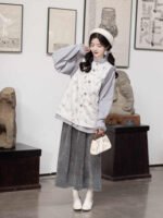 Women Dresses Winter Ming Style Fashion Hanfu - Image 2