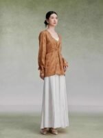 Women Fashion Dress Gradient Printing Shirt