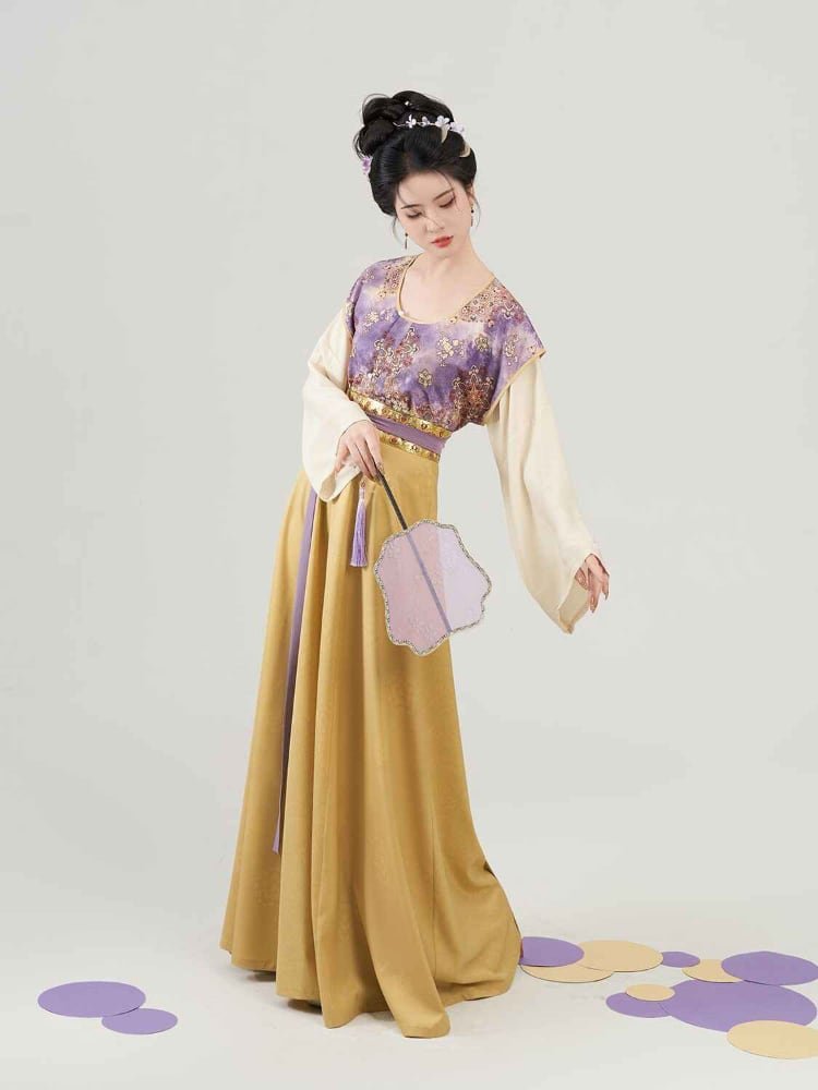 Women Hanfu Clothing Tang Dynasty Dunhuang Style Dress