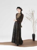 Women Long Dresses with Sun Protection Blouse - Image 4