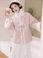Women Pretty Clothes Embroidery Modern Hanfu Winter