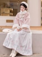 Women Pretty Clothes Embroidery Modern Hanfu Winter - Image 3