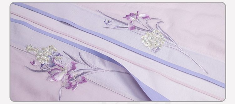 Women Purple Hanfu Chinese Song Dynasty Fashion Dress