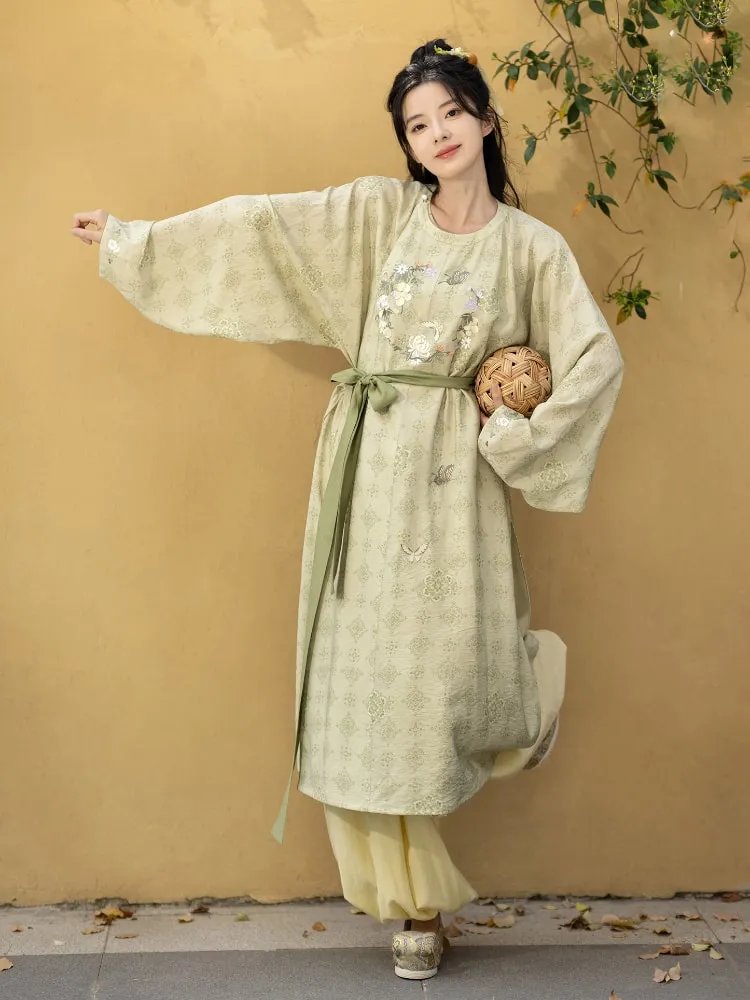 Women Summer WearTang Style Robe and Lantern Pants