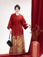 Women Winter Dress Fashion Hanfu Plus Velvet Short Coat - Image 2