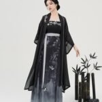 Women’s Black Dress Chinese Style Hanfu Dress