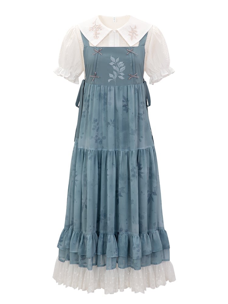 Women's Blue Dresses Daily Fashion Hanfu Dress