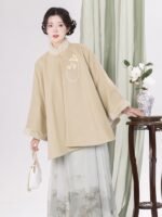 Womens Cape Chinese Woolen Cloak