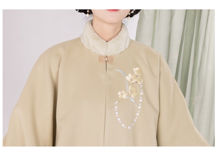 Womens Cape Chinese Woolen Cloak