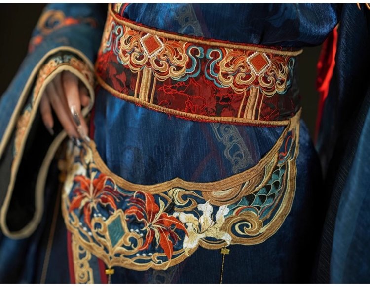 Women's Chinese Traditional Dress Wei Jin Style Hanfu