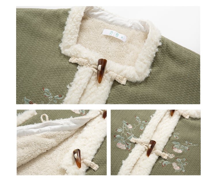 Women's Dress Coats Winter Modern Hanfu Set