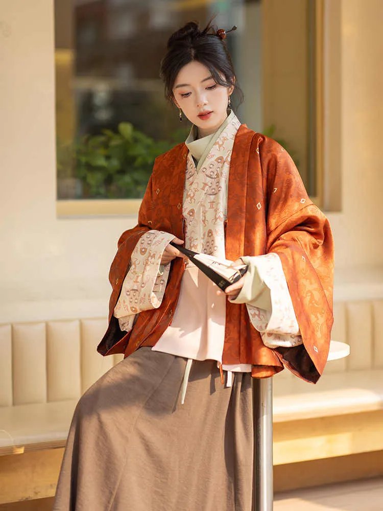 Women's Dress for Winter Jin-Style Improved Hanfu