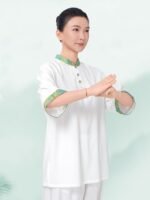 Women’s Tai Chi Gear Summer Cotton Linen Outfit