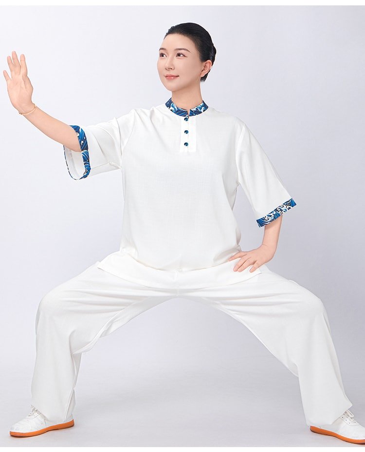 Women’s Tai Chi Gear Summer Cotton Linen Outfit