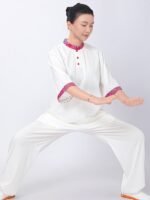 Women’s Tai Chi Gear Summer Cotton Linen Outfit - Image 3