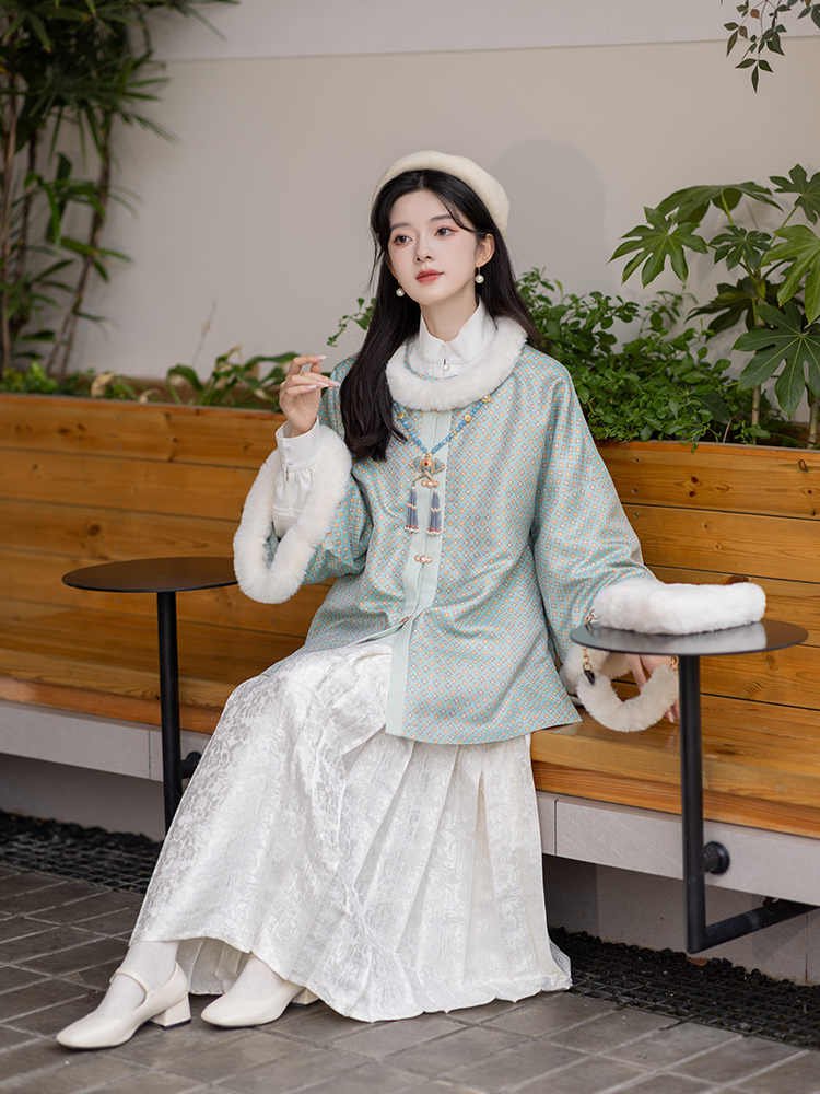 Women's Winter Dress Coats Ming Style Hanfu