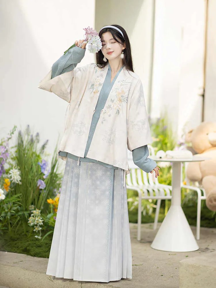 Womens Winter Dress Ming Dynasty Modern Hanfu