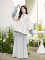 Women’s Winter Dress Ming Dynasty Modern Hanfu - Image 3