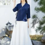 Chinese Style Zen Hanfu Tea Clothes Female