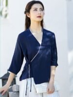 Chinese Style Zen Hanfu Tea Clothes Female - Image 4