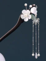 Chinese Style Headdress Hanfu Tassel Step Shake