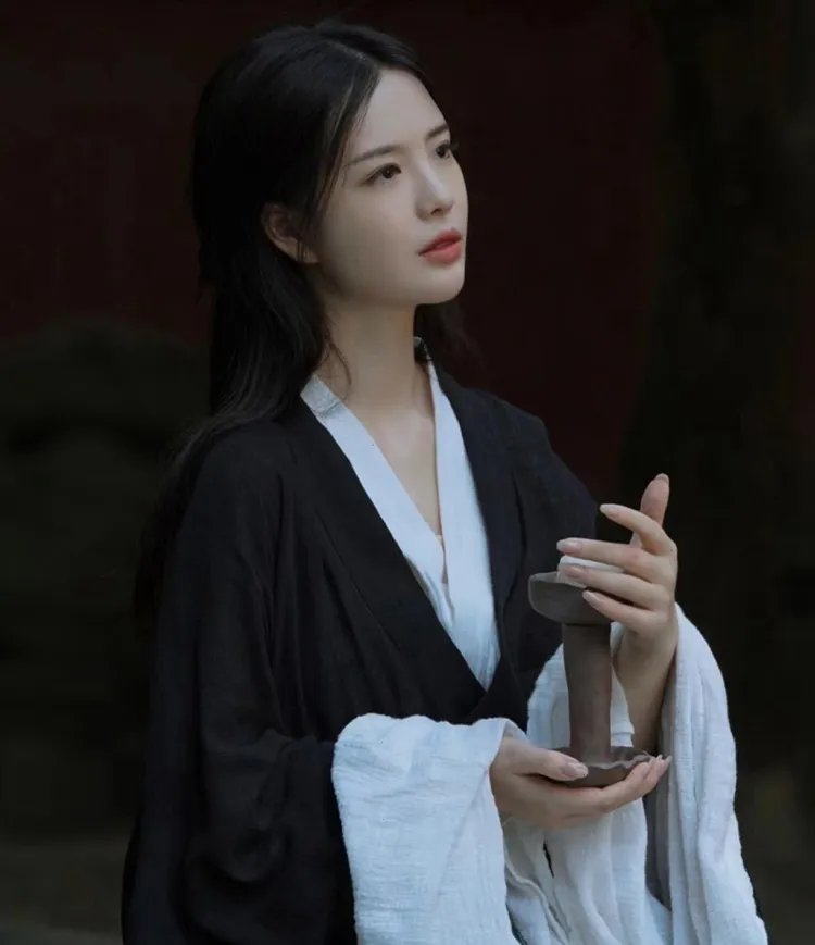 Ancient China Clothing Black Hanfu