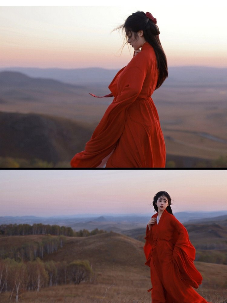Ancient Chinese Clothes Red Hanfu