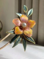 Ancient Chinese Hair Pin Handmade Flower Hairpin - Image 2
