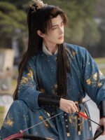 Ancient Chinese Male Clothing Hanfu Robe - Image 3