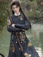 Ancient Chinese Male Clothing Hanfu Robe - Image 2