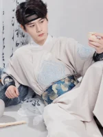 Ancient Chinese Men’s Clothes Embroidered Hanfu Robe