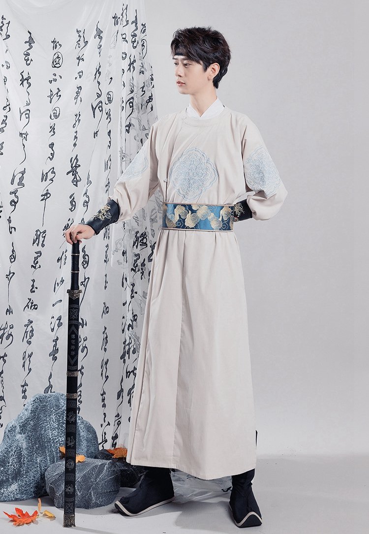 Ancient Chinese Men's Clothes Hanfu Robe