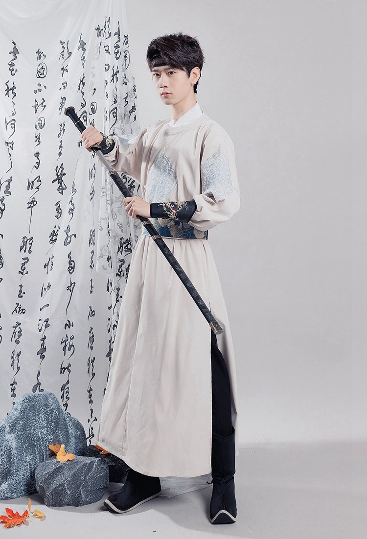 Ancient Chinese Men's Clothes Hanfu Robe