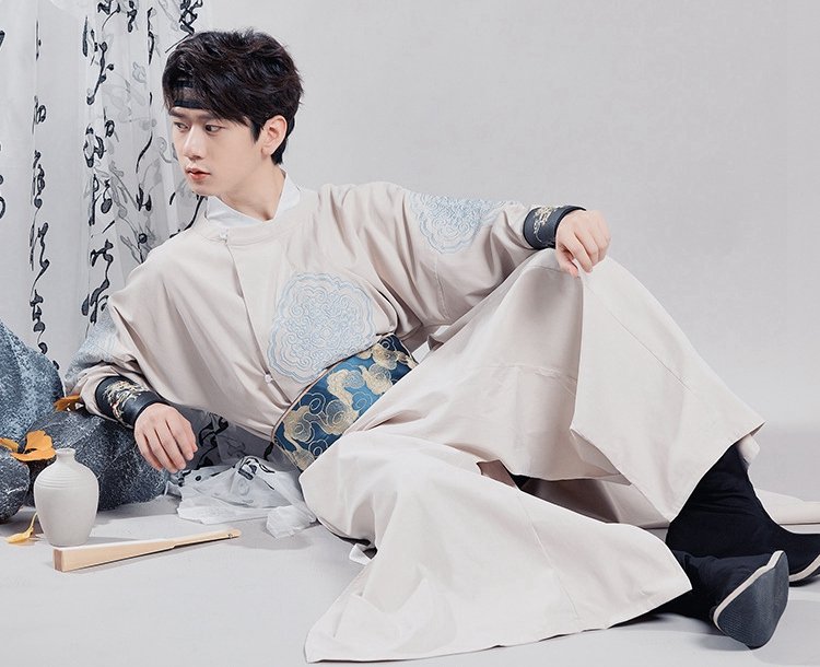 Ancient Chinese Men's Clothes Hanfu Robe