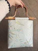Antique Chinese Bags Large Capacity Hanfu Qipao Bag - Image 5