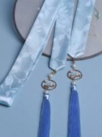 Beautiful Chinese Hair Bands Hanfu Hairband With Tassel - Image 2